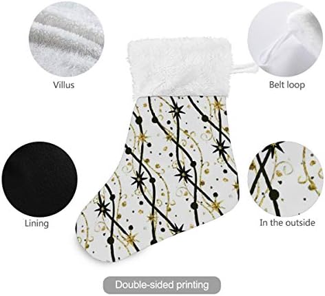 Alaza Božićne čarape Božićni uzorak klasični personalizirani male čarape za obiteljski odmor