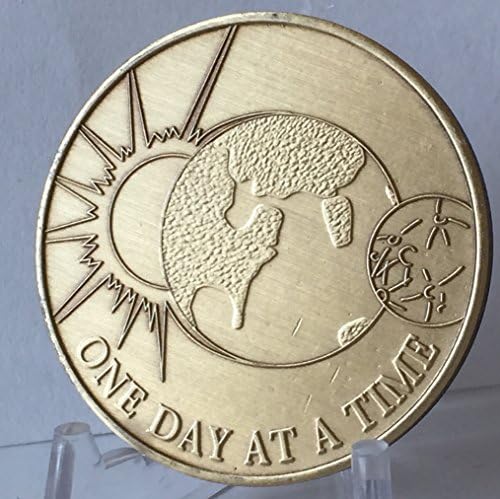 Jedan dan u vremenu svemir sa Serenity Prayer bronzani medaljon