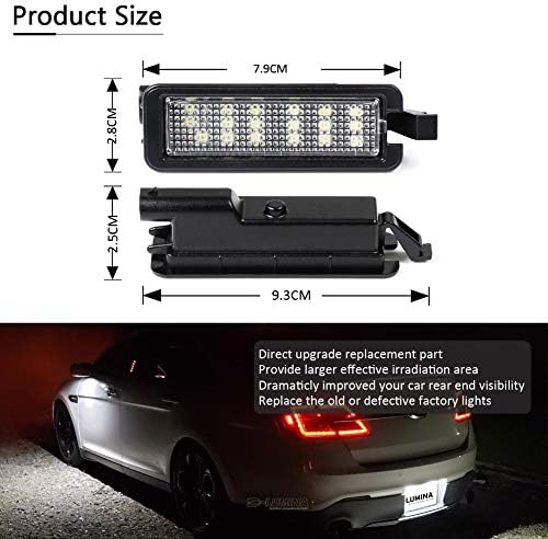 D-Lumina LED registarske tablice svjetlosni sklop lampe 3W kompatibilan sa 2015-2020 Dodge Charger