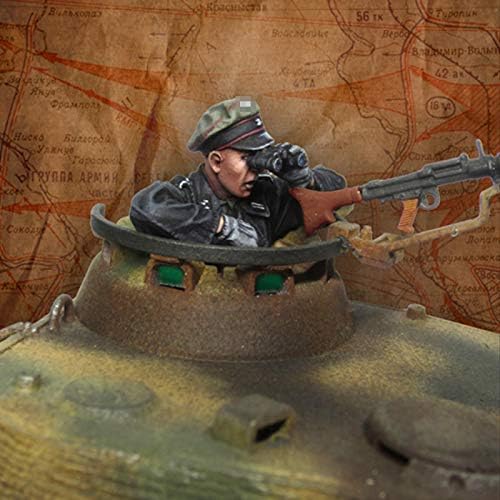 Goodmoel 1/35 Drugog svjetskog rata njemački tenkovski oficir smola figura / Nesastavljeni i neobojeni minijaturni komplet vojnika / HC-568