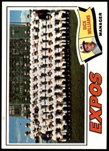 1977.Pod 647 Expos Team Checklist Dick Williams Montreal Expos NM Expos