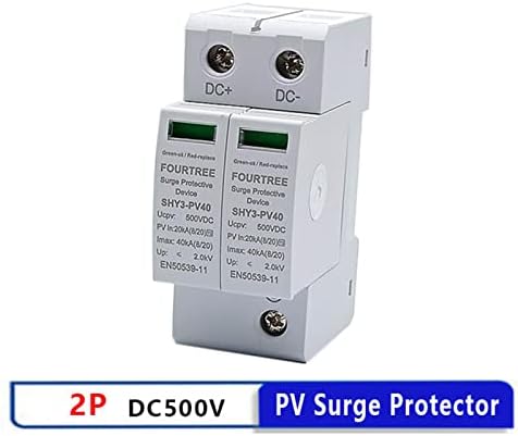 Gummy PV zaštita od prenapona 2p 500VDC odvodni uređaj SPD Prekidač za domaćinstvo Kombinatorska kutija za kombinovanje solarne energije lasersko označavanje