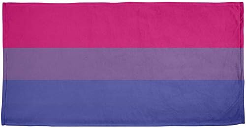 Old Glory LGBT biseksualna zastava s prideom na cijelom plažnom ručniku Multi Standard Jedna veličina