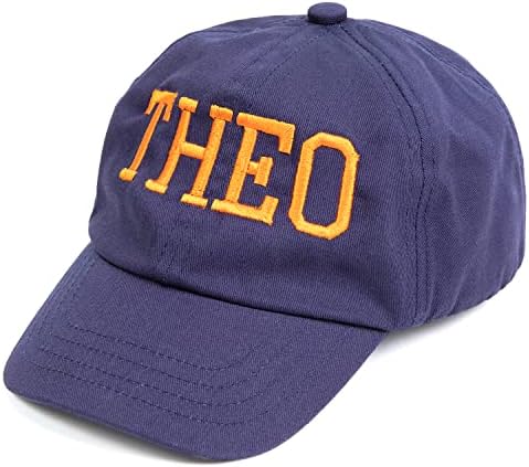Melondipity personalizirani kapa za bejzbol kapu za dječake, novorođenčad, toddlers-mornarsko plavo