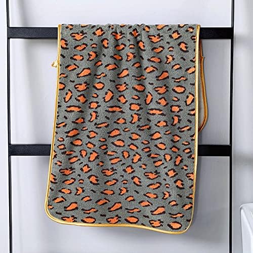 Halou Leopard Print Sklopivi ručnik za kupanje za odrasle kuhinje kuhinje za suđe mikrofiber upijaju ručnike