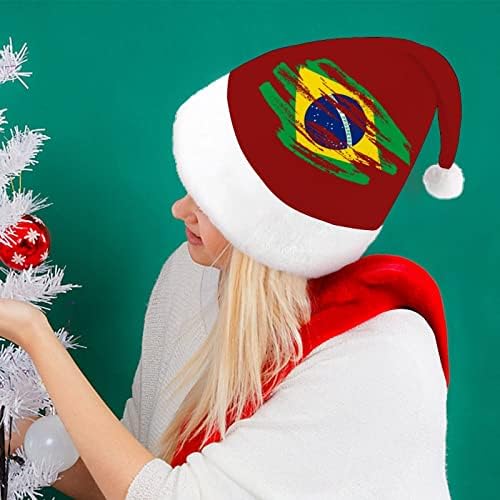 Starinski Brazilski zastavu Božić kape Bulk odrasle kape Božić šešir za odmor Božić potrepštine