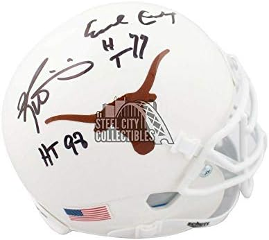 Campbell / Williams HT sa autogramom Texas Longhorns Mini fudbalski šlem-JSA COA-Mini šlemovi