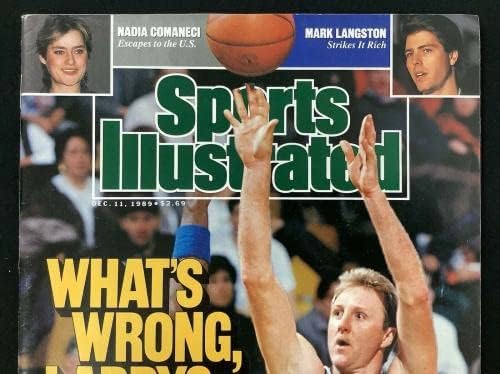 Larry Bird potpisao Sports Illustrated 12/11 / 89 bez oznake Celtics HOF Auto PSA / DNK - AUTOGRAMED