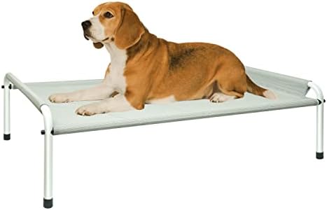Povišen veliki vanjski krevet za pse - hlađenje prijenosni prozračni krevet za kućne ljubimce koji se može