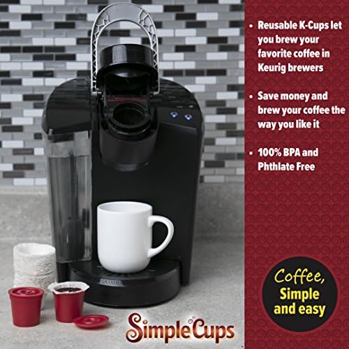 K-šoljice za kafu za višekratnu upotrebu sa filterima za jednokratnu upotrebu kompatibilne sa Keurig ,Pod