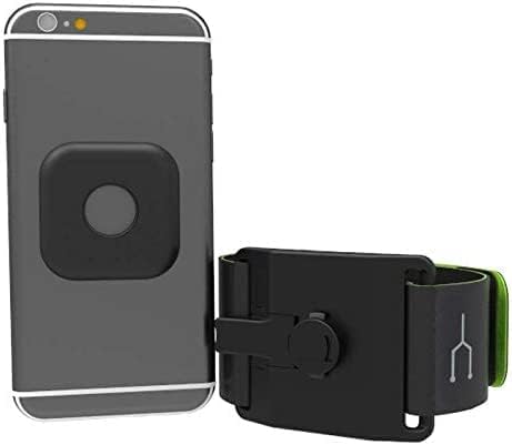 Navitech Black Mobile Phone Vodootporni kaiš za pokretanje pojasa - kompatibilan s note s pametnim telefonom