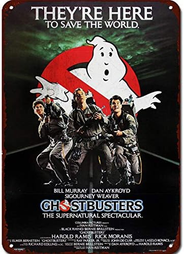 Filmska Serija Retro Limeni Znak-Ghostbusters Filmski Poster -8×12 Inča Limeni Metalni Znak Garaža,
