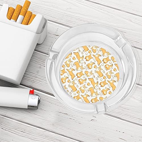 Smiješni velški korgi za pušenje pepeljastog stakla cigareta za cigareta za cigarete po mjeri pušač