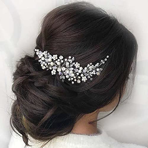 JONKY Bride vjenčanje Hair Accessories Silver Rhinestone Headbands Headpieces Bridal Hair Vine