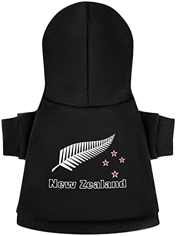 Novozelandski Maori Fern tiskani kućni ljubimci s kapuljačnim psima kombinezon mačja pulover kućnog ljubimca odjeća slatka