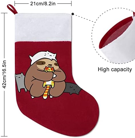 Slod voli mačke Božićne čarape Viseće čarape Ispis Xmas Tree Kamin ukrasi