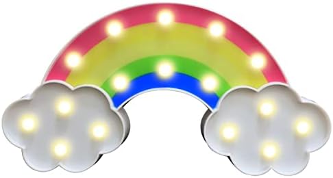 Vicila Rainbow LED svjetla za markize, noćna svjetla na baterije stol & zidna lampa za spavaću