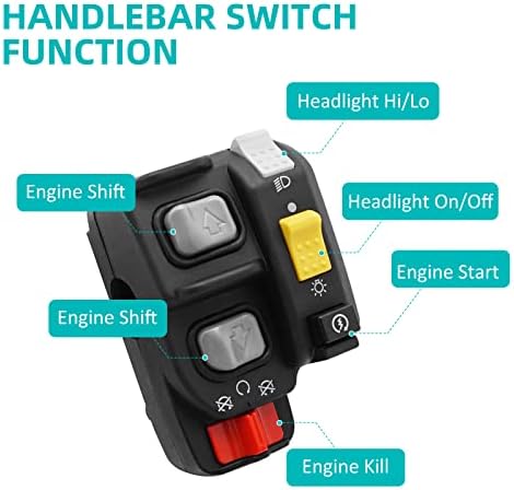 Kompatibilan sa Honda Rancher 350 ES 2000-2005 kontrola upravljača prekidača električni mjenjač