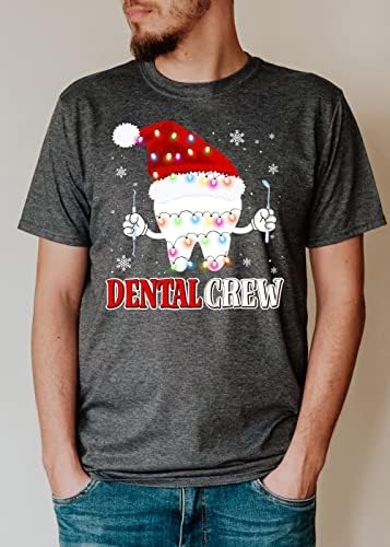 Kapzonska stomatološka posada Santa Hat majica, božićni stomatolog poklon, stomatolog poklon, zubni