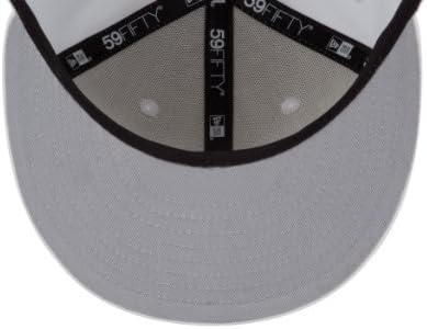 MLB Miami Marlins Bijela & amp; siva 59fifty opremljena kapa