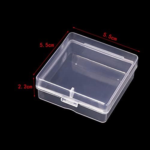 Srednja mala plastična kutija za pohranu prozirna plastična kutija za pohranu Prijenosni jasni držač