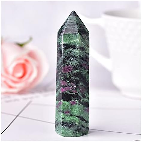 Binnanfang AC216 1pc Natural Stones Crystal Taint 36 Color Tower Amethyst ružičasti kvarcni ljekovita kamena