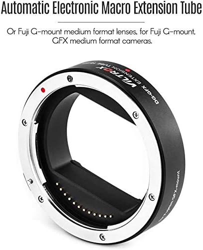 Proširenje makro objektiva DG-GFX 18mm Automatski fokusirani adapterski prsten za punjenje za Fuji G-Mount srednjeg formata i g-mount kamera Fujifilm GFX 50S / 50R