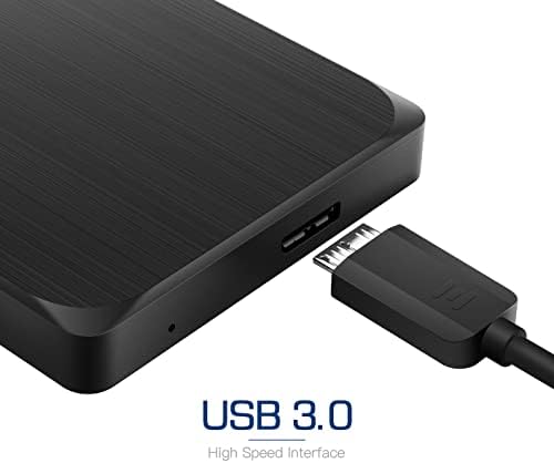 UnionSine 320GB eksterni čvrsti disk USB3. 0 Portable HDD Storage kompatibilan za PC,Mac,Ps4,