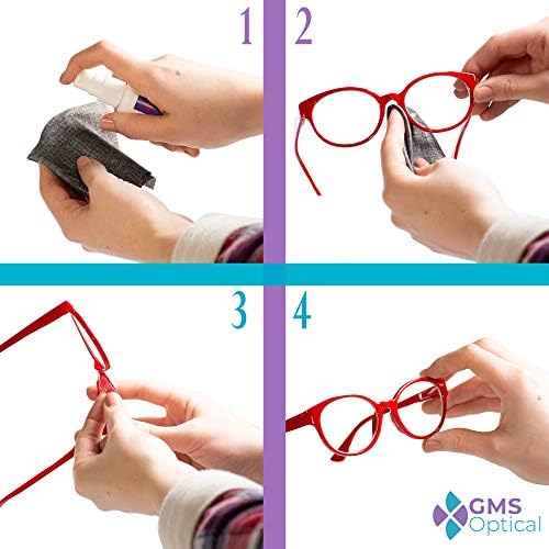 GMS OPTICAL® 2 mm Air jastuk za konturnu konturu za naočale jastučići za naočale - protiv klizanja - smanjuje bol - nosepade za naočale, sunčane naočale i naočale za čitanje