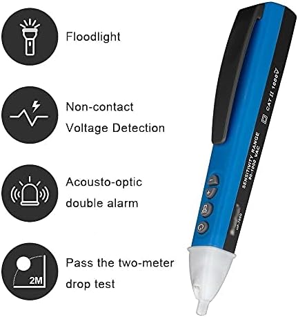 Zyzmh AC napon detektor olovka Tip digitalni voltmetar Mini električni ispitivač Dijagnostički-alatni punjač voltmetre
