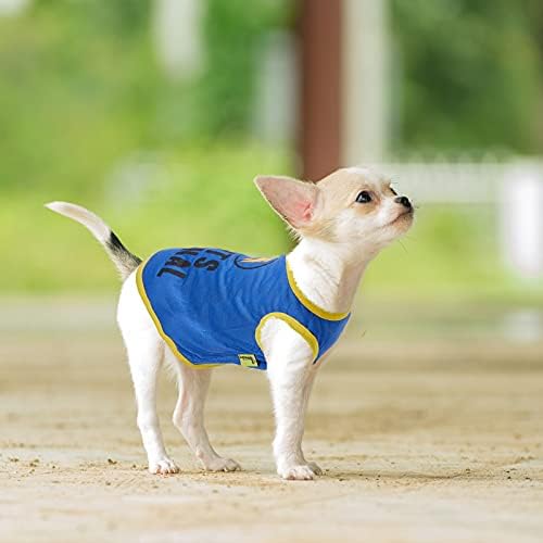8 komada košulje za pse kućno otisnuto odjeću s smiješnim slovima ljetne majice za kućne ljubimce hladne majice