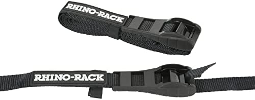 Rhino Rack Brgi remen, kaiševi za kopče sa patentiranim gumenim zaštitnikom da biste lako osigurali svoj KAYAK,