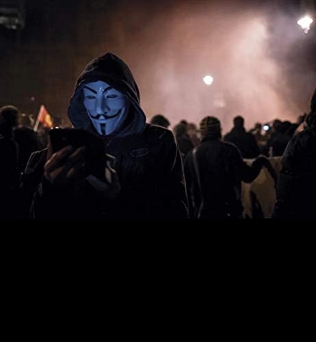 Adorox v za vendettu bijeli kostim lica maska ​​Anonimni momak Fawkes