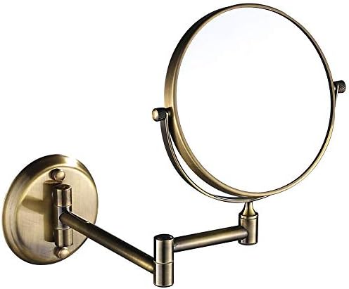 LIANXIAO - zidna ogledala za šminkanje koja povećavaju čvrsto podesivo Kozmetičko ogledalo ogledalo za brijanje kupatila