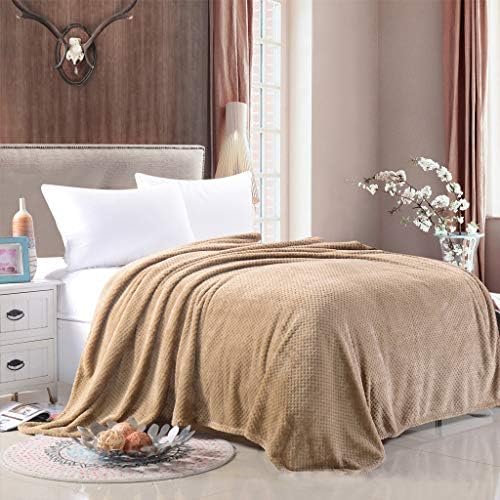 CUJUX nova mekana Flanelska deka od vafla za krevete jednobojna ljetna zimska Sofa karirana posteljina Prekrivač
