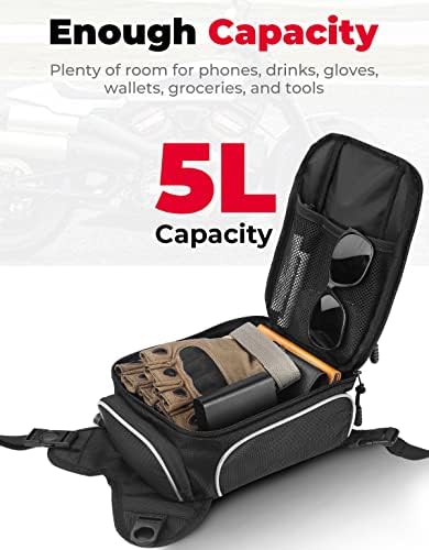 KEMIMOTO torba za rezervoar za motocikle, torbica za telefon sa ekranom osetljivim na dodir od 6,7 inča,