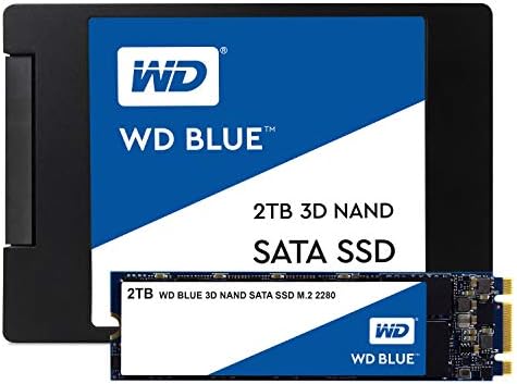 Western Digital 4TB WD plava 3D NAND interni PC SSD-SATA III 6 Gb/e, 2.5& # 34; / 7mm, sve do 560 MB/s-WDS400T2B0A