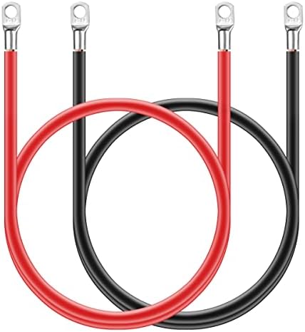 Auto baterijski kablovi, jtron 10 mjernih inverterskih žica crna + crvena 1,64 ft zavarivanje