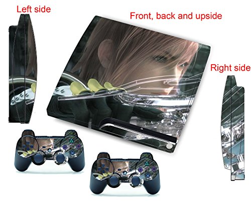PS3 Skins FF13 naljepnice za povratak munje Vinilni poklopac za ps3 tanka konzola