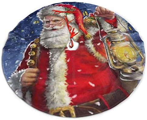 Lveshop Santa Claus Božićna suknja Luksuzna okrugla zatvorena vanjska mat rustikalni Xmas Tree Odrezi