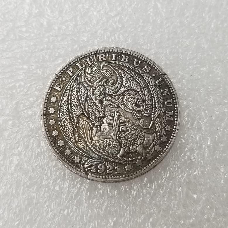 AVCITY Antique rukotvorina ljepota lutalica posrebreni novčić Morgan novčić kopija komemorativni novčić u stranoj valuti novčić # 762