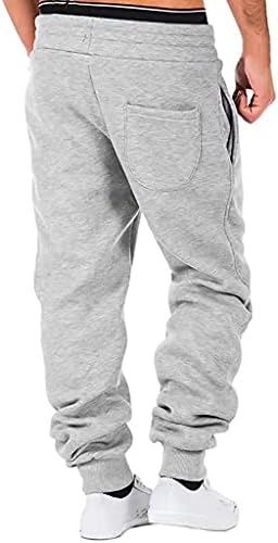 Kuokuo Muška teška teretna fleece Sweatpants Stretch elastični struk Jogger Sportske hlače nacrtavaju sportske pantalone