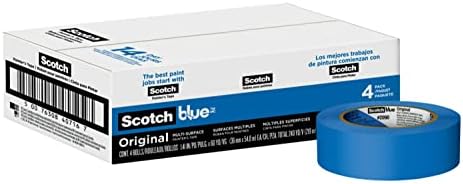 Scotchblue Original banker traka za više površine, plava, boja za farbanje štiti površine i uklanja se lako,