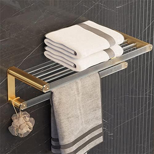 Wanlian kupaonica ručnik, nosač ručnika, 22 inča zidni nosač sa ručnikom i 2 kupaonom / kuhinjom
