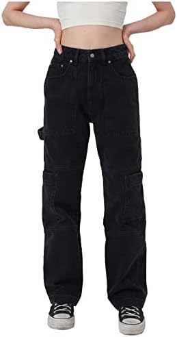 Haljine za pantalone za žene plus veličine džepne patentne patentne patentne pantalone na kopnene