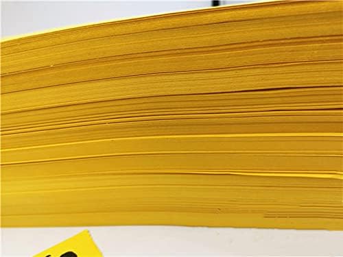 Welliest 100pcs taoistički materijal, dobar žuti papir, blank žuti papir, prazan fu papir, blanko sretno žuti simbol papir