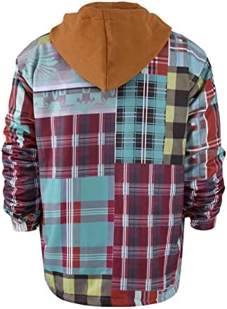 Jakne za muškarce obloženo dugme dolje ploče košulju dodajte baršuna da biste zadržali topla jaknu sa zimnim