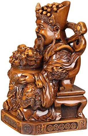 UsamjTable Fengshui The 招财 进宝 statue Bog Fortune 财神 HOLD COLSE COOTL Reses Artware Home Decor Ornament