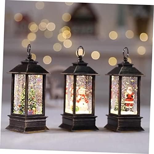 Toyvian 1pc Božićna uljna lampa Vintage Božićni ukrasi krase para Mesa De Vanjska lampa svjetla