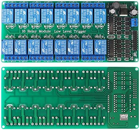 D-FLIFE 12v 16-kanalni modul ploče relejnog interfejsa Optocoupler LED LM2576 snaga za Arduino DIY komplet